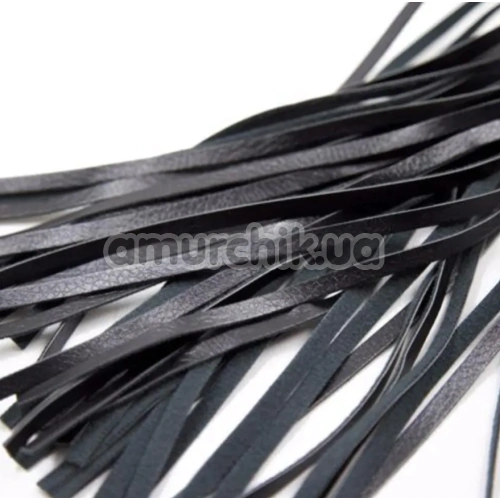 Флогер DS Fetish Metallic Flogger, чорний