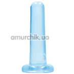 Фаллоимитатор Realrock Crystal Clear Dildo 5.3, голубой - Фото №1