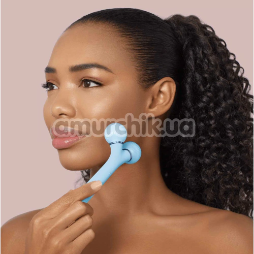 Ультразвуковий масажер Geske Sonic Facial & Body Roller 4 in 1, блакитний