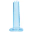 Фаллоимитатор Realrock Crystal Clear Dildo 5.3, голубой - Фото №1