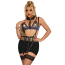 Костюм полицейской Star Night Police Set, черный: топ + юбка - Фото №1