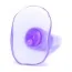 Анальна пробка Basix Rubber Works Mini Butt Plug, фіолетова - Фото №3