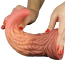 Фаллоимитатор Dual-Layered Silicone Nature Cock LV411018, коричневый - Фото №13