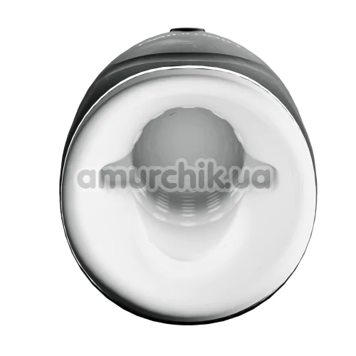 Мастурбатор с вибрацией, ротацией и подогревом Bathmate Edge Pro, черный