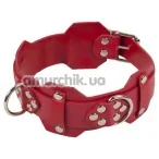 Ошейник sLash Vip Leather Collar, красный - Фото №1