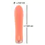 Вібратор Peachy Mini Ribbed Vibrator, помаранчевий - Фото №5