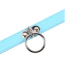 Ошейник DS Fetish Collar With Ring, голубой - Фото №6