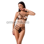 Комплект Passion Free Your Senses Rita Set, черный: бюстгальтер + трусики-стринги - Фото №1