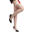 Чулки с красными бантиками Star Night Nurse Net Stockings, белые - Фото №2