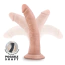 Фалоімітатор Dr. Skin+ Posable Shaft 7, тілесний - Фото №4