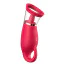Симулятор орального сексу для жінок з вібрацією Sweet Play Licking Tongue Suction Vibrator A18, червоний - Фото №2