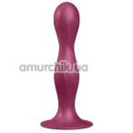 Фаллоимитатор Satisfyer Double Ball-R, бордовый - Фото №1