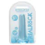Фаллоимитатор Realrock Crystal Clear Dildo 5.3, голубой - Фото №5