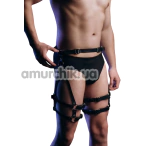 Гартеры мужские Candy Hero MG3 Leather, черные - Фото №1