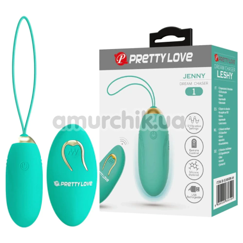 Віброяйце Pretty Love Jenny, бірюзове