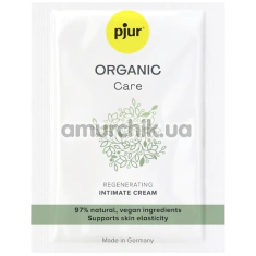 Регенерирующий крем для ухода за вульвой Pjur Organic Care, 2 мл - Фото №1