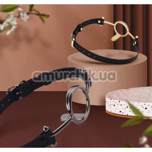Кляп Roomfun O-Type Mouth Gag M, золотий