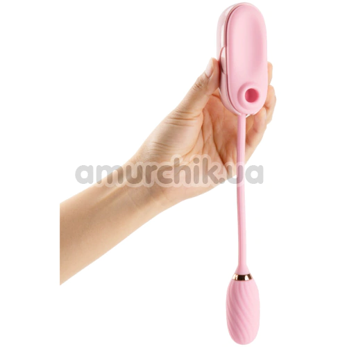 Симулятор орального секса для женщин с вибрацией Otouch Louis Vibrate, розовый