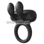 Виброкольцо для члена Ramrod Rabbit Vibrating Cockring, черное - Фото №1