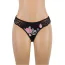 Комплект Star Night Floral Mesh Set, черный: пеньюар + трусики-стринги - Фото №11