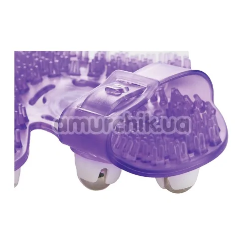 Универсальный массажер Simple & True Roller Balls Massager, фиолетовый