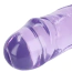 Двухконечный фаллоимитатор Realrock Crystal Clear Double Dong 18, фиолетовый - Фото №3