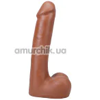 Фаллоимитатор Doc Johnson The Realistic Cock With Balls 9, светло-коричневый - Фото №1