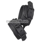 Поножі Blaze Luxury Fetish Ancle Cuffs, чорні - Фото №1