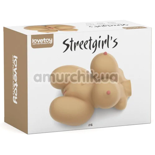Штучна вагіна та анус Lovetoy Streetgirl's #6, тілесна
