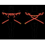 Бондажний набір Upko Bowknot Body Straps Bondage Set Top, червоний - Фото №12