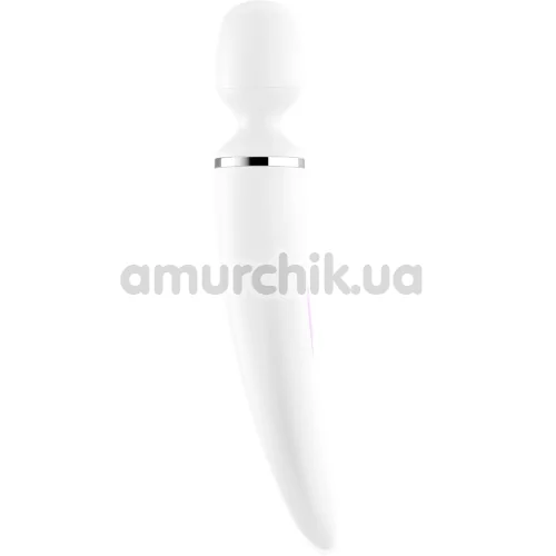 Универсальный вибромассажер Satisfyer Wand-er Woman, белый