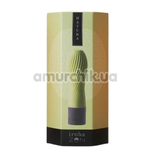 Вибратор Tenga Iroha Zen Matcha, зеленый