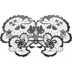 Маска на очі Bijoux Indiscrets Anna Mask, чорна - Фото №1