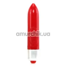 Клиторальный вибратор Rocks-Оff RO-80mm 1-speed, красный - Фото №1