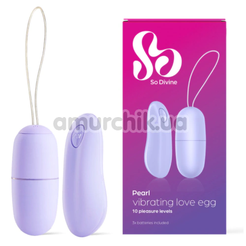 Виброяйцо So Divine Pearl, сиреневое