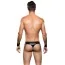 Костюм байкера Biker Thong, Cuffs & Hat Set: трусы-стринги + манжеты + кепка - Фото №2