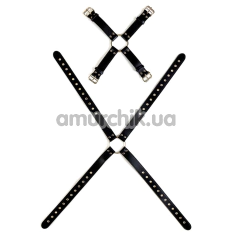 Портупея Love Hit Bondage Harness For Men Mod. 3, чорна - Фото №1