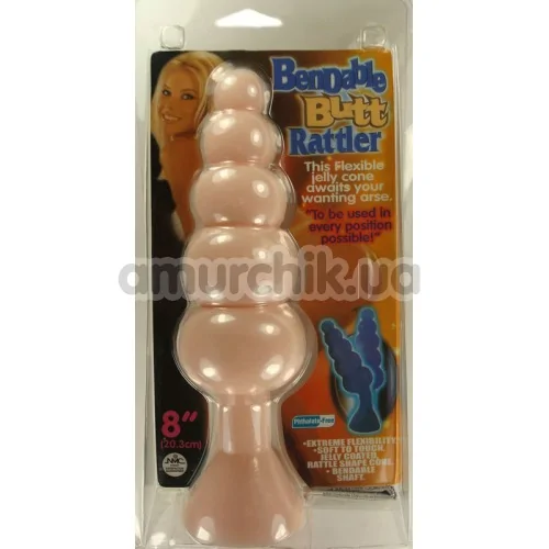 Анальная пробка Bendable Butt Rattler