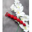 Анальная цепочка Loveshop Silicone Heart Anal Beads, красная - Фото №3