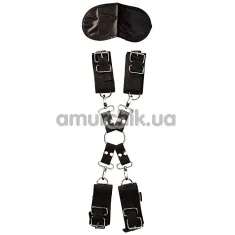 Бондажный набор Fetish Fantasy Series Heavy Duty Hogtie Kit, черный - Фото №1