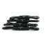 Набір ерекційних кілець TitanMen Cock Ring Set, 4 шт чорний - Фото №4