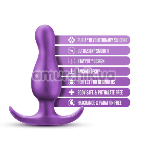 Анальная пробка Anal Adventures Matrix Quantum Plug, фиолетовая