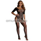 Комбінезон Star Night Double Hearts Bodystocking, чорний - Фото №1