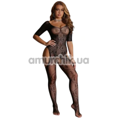 Комбинезон Star Night Double Hearts Bodystocking, черный - Фото №1