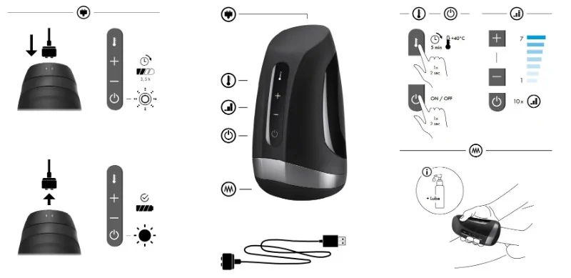 Мастурбатор Satisfyer Men Heat Vibration