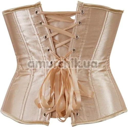 Корсет DS Fetish Vintage Satin Underbust Corset, золотой