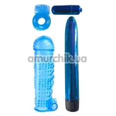 Набір з 4 іграшок Classix Ultimate Pleasure Couples Kit, блакитний - Фото №1