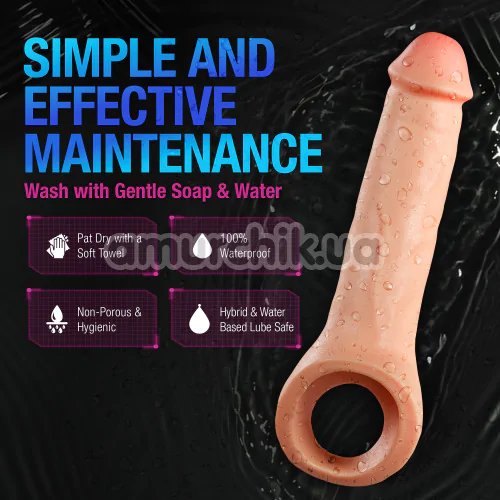 Насадка на пеніс Performance Plus 8.7 Thrive Penis Extender, тілесна