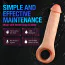 Насадка на пеніс Performance Plus 8.7 Thrive Penis Extender, тілесна - Фото №12