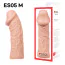 Насадка на пенис Kokos Extreme Sleeve ES.005 М, телесная - Фото №4